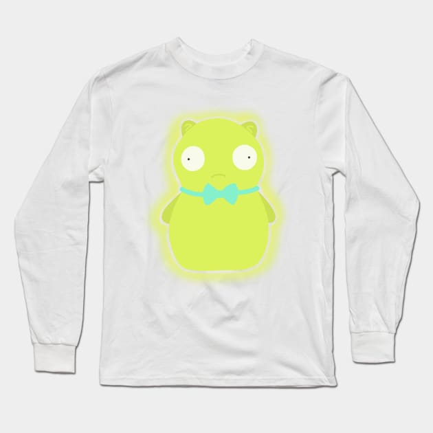 Glowing Kuchi Kopi Long Sleeve T-Shirt by gray-cat